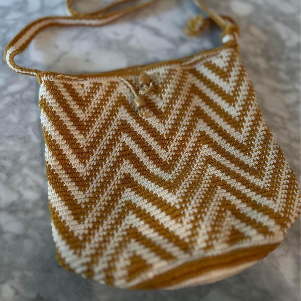 Handmade Knitted crossbody